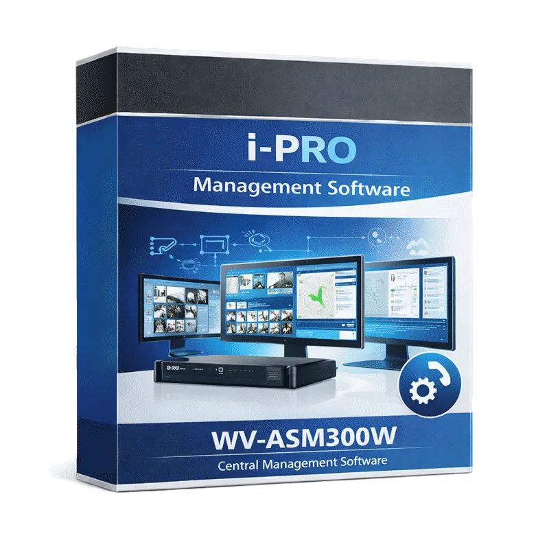 i-PRO WV-ASM300W video security management software